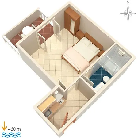 Studio 2995d Apartamento Vodice